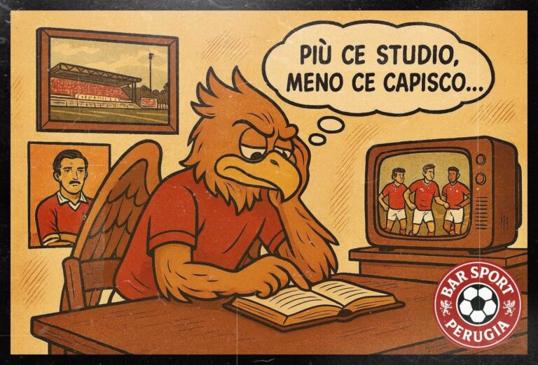 Perugia crisi vignetta con Grifonetto