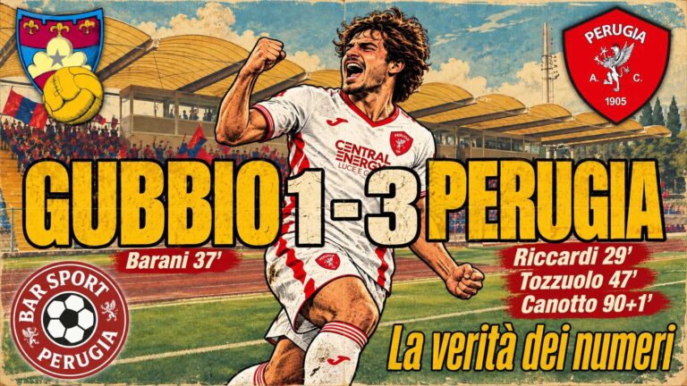 Gubbio Perugia 1-3